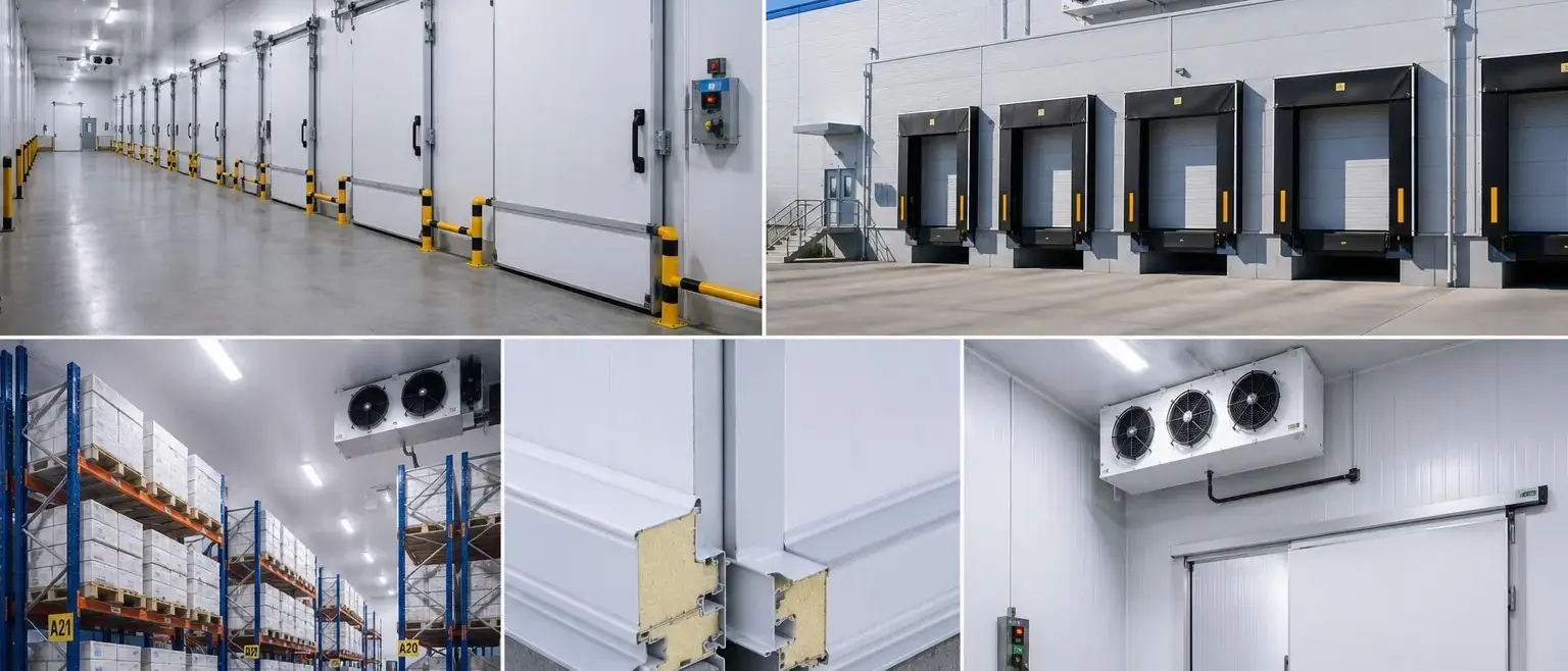 Cold storage facility sandwich panel overview