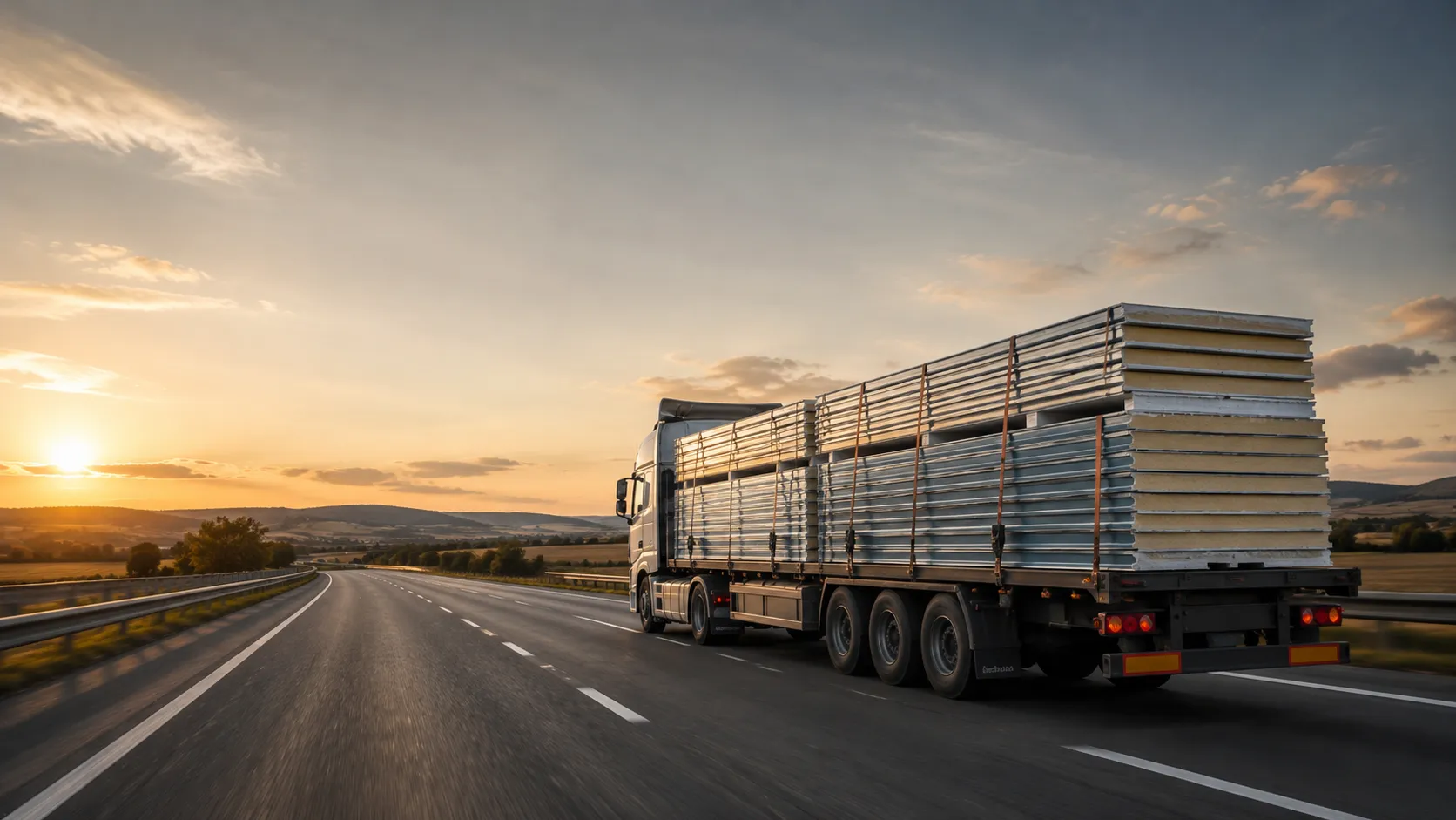 Road transit of sandwich panels from Kocaeli, Türkiye to Romania