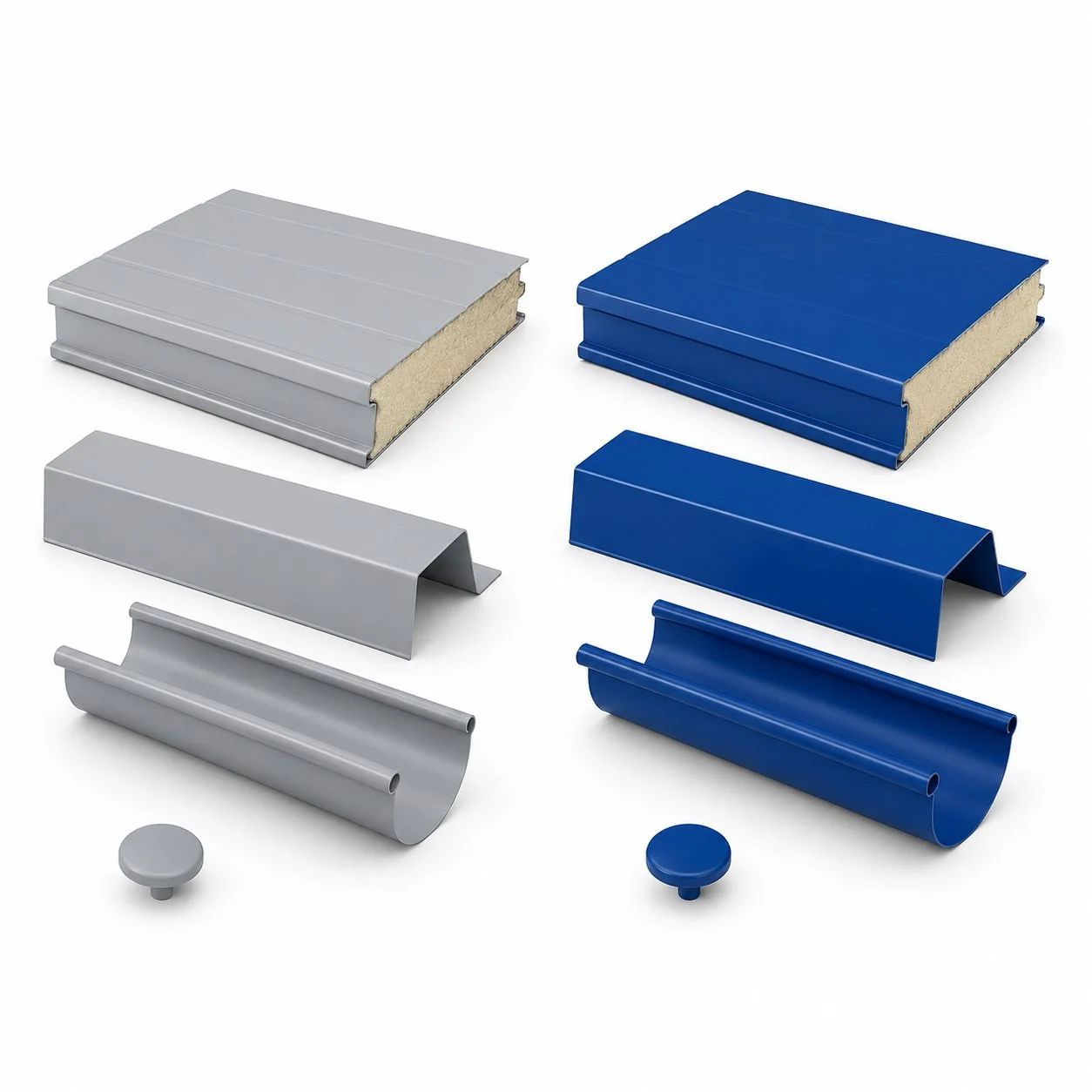 Real panel accessories color options