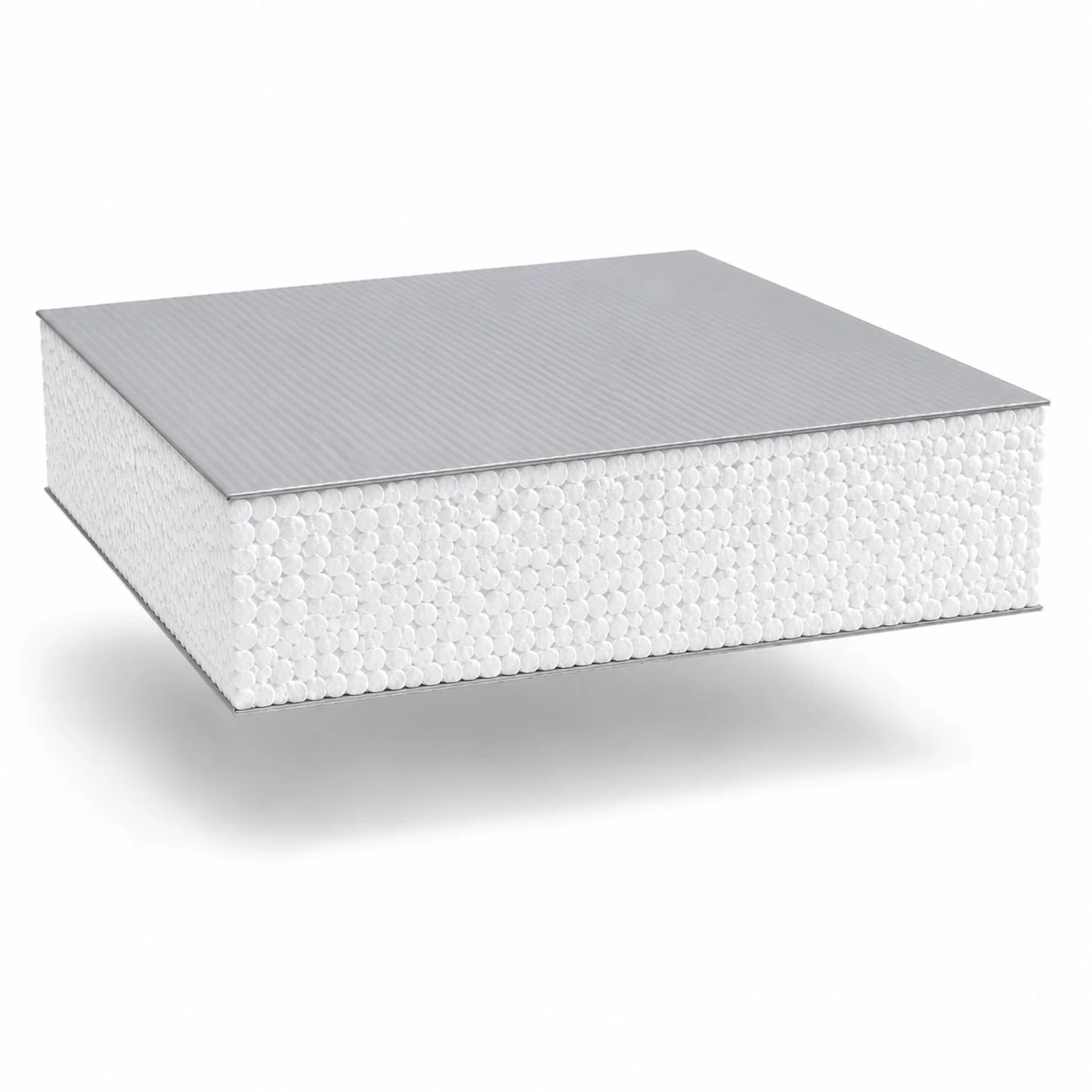 EPS facade panel with expanded polystyrene core and steel facings - Real Panel