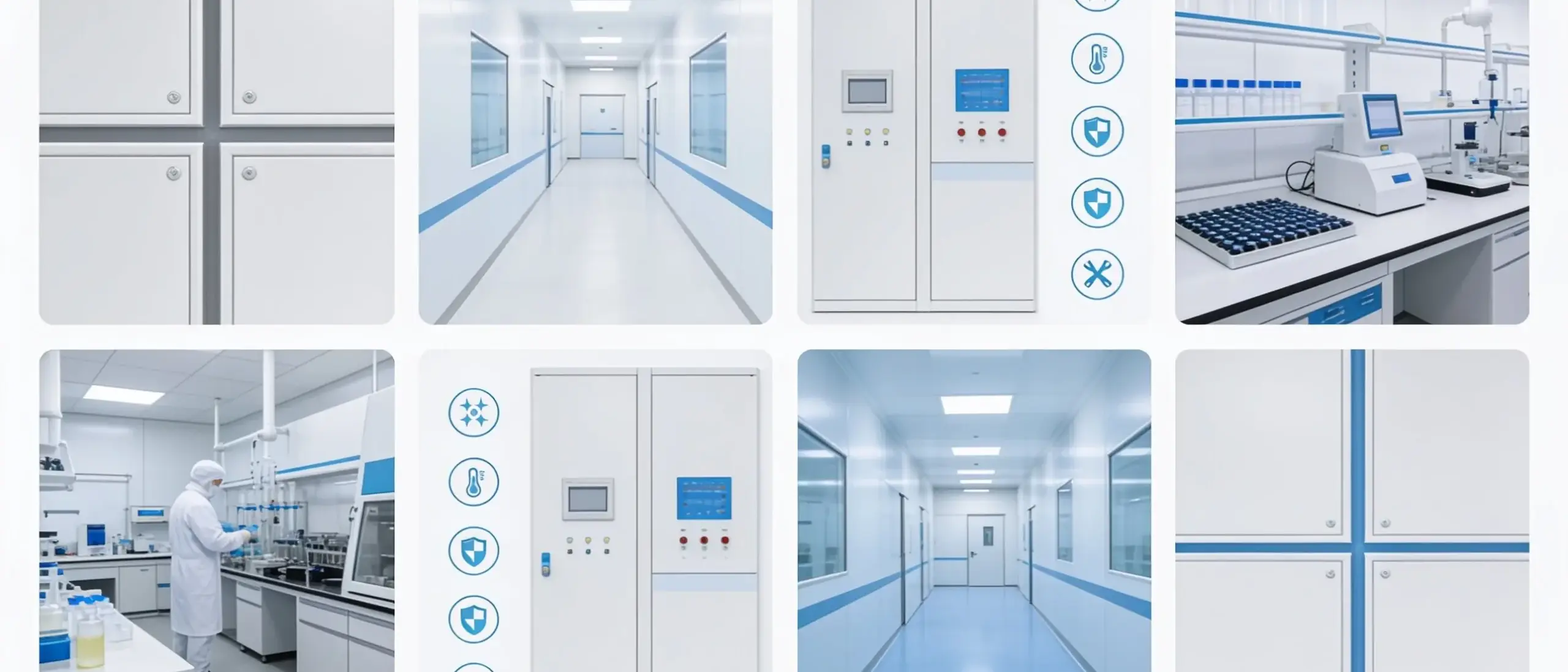 Real panel hygienic sandwich panel clean room