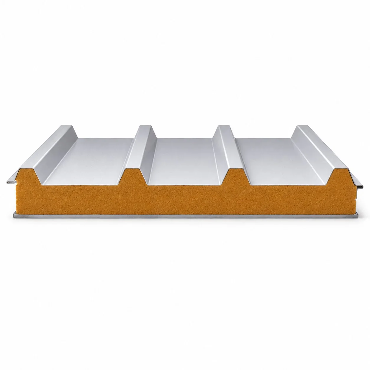 Real panel pir roof panel cross section