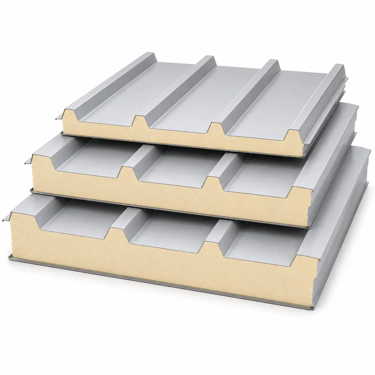 Real panel polyurethane roof panel thickness