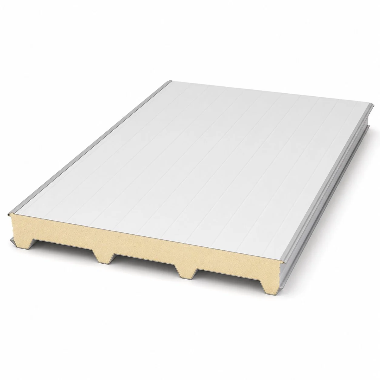 Real panel polyurethane roof panel underside