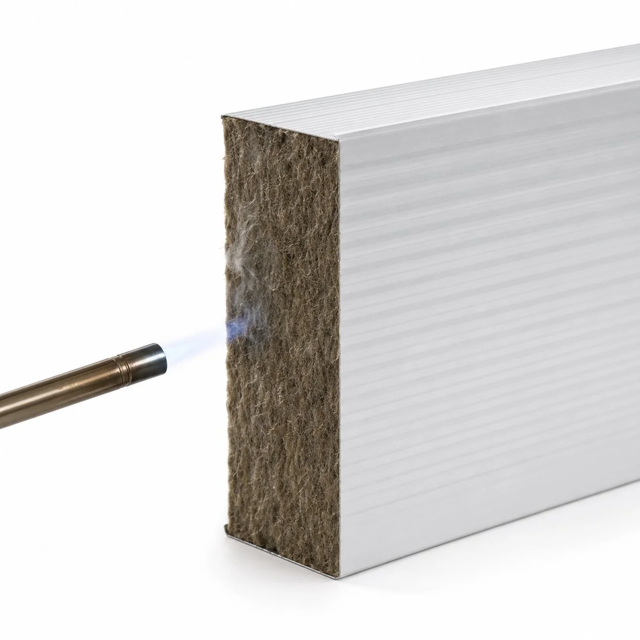 Real panel rockwool facade panel fire performance